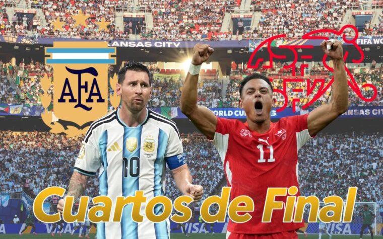 Argentina vs Suiza ao vivo hoje: horário e onde assistir