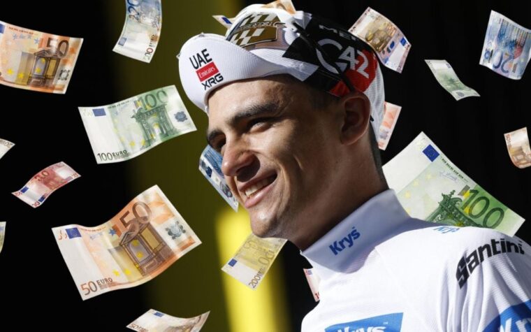 Cuánto ganará Isaac del Toro en el Tour de Francia
