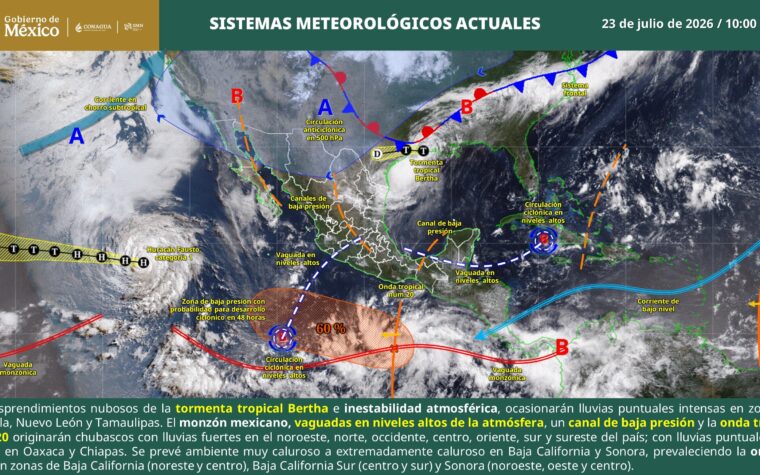 Pronóstico del clima para CDMX y Edomex este sábado 25 de julio