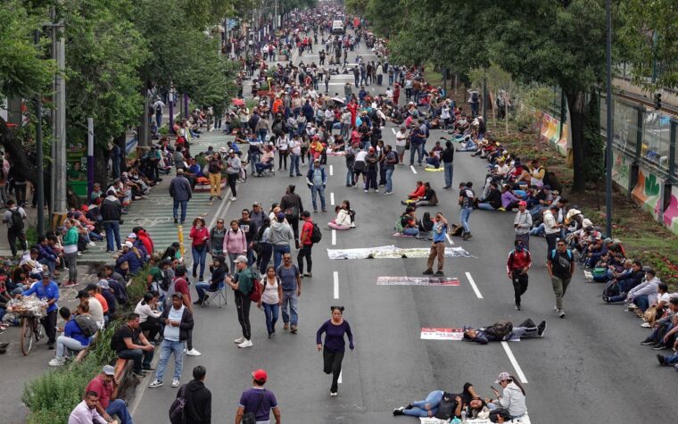 Megamarcha de la CNTE en CDMX afectará calles hoje 16 de julho
