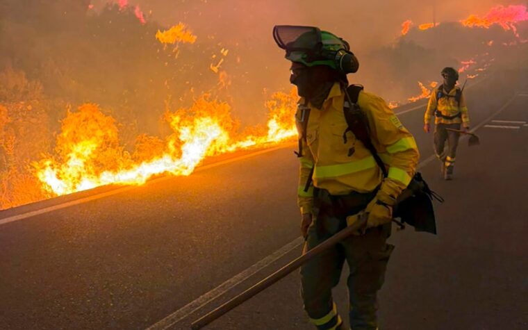 Incendio forestal en España causa 12 muertos y 23 desaparecidos