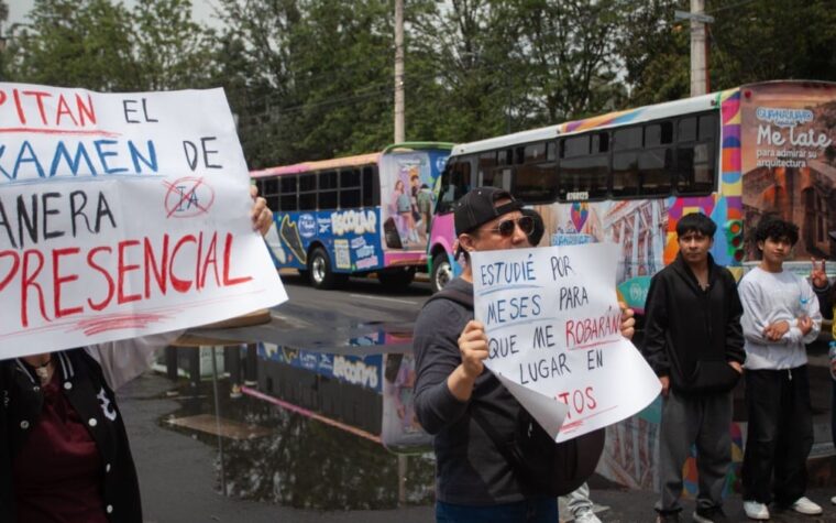 UNAM desmente repetição do exame de admissão 2026