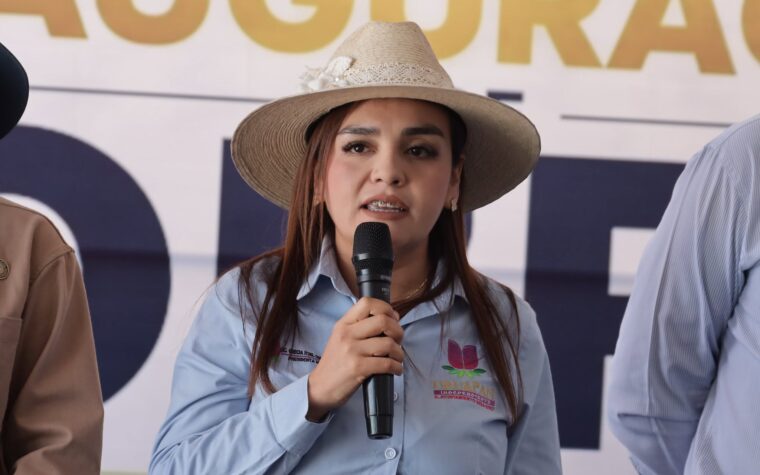 Grecia Quiroz asegura continuidad en operativos de seguridad en Uruapan