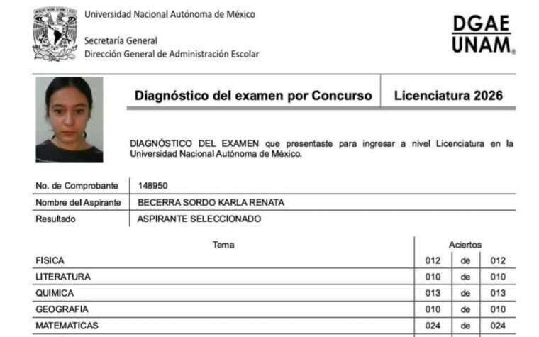 Joven de Macuspana obtém puntaje perfeito na UNAM e vai estudar Medicina