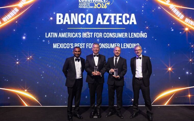 Banco Azteca recebe três reconhecimentos internacionais em um mês