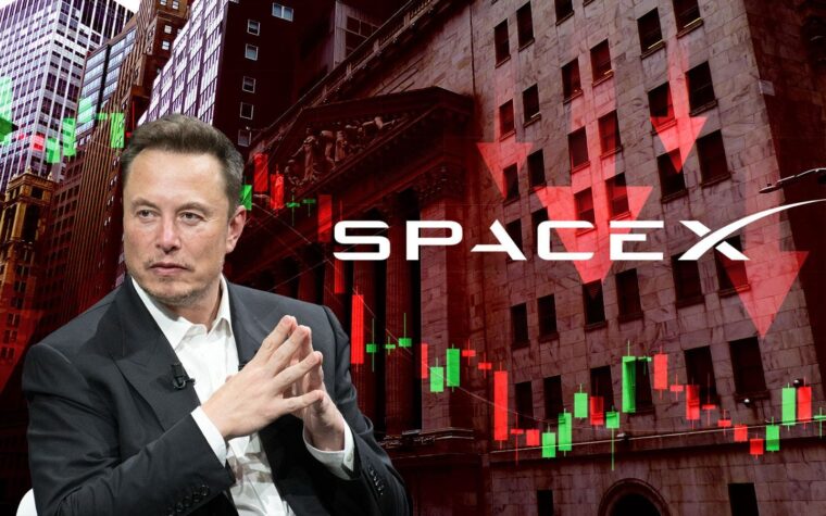 Acciones de SpaceX se desploman y Wall Street ofrece bonos
