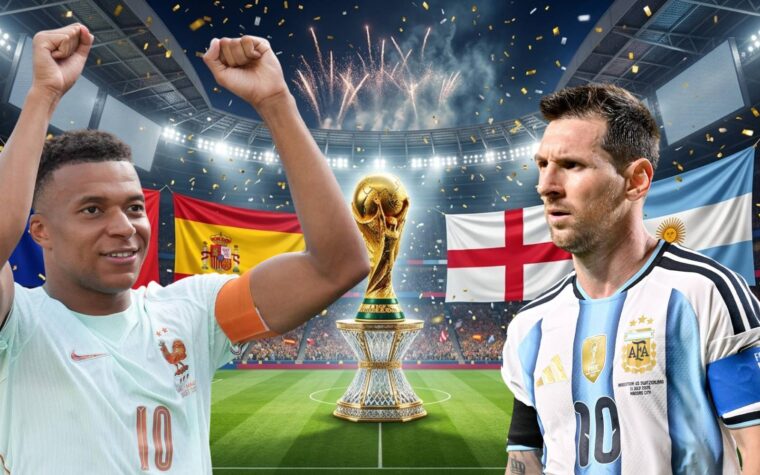 Semifinais do Mundial: horários de Inglaterra, Argentina, França e Espanha