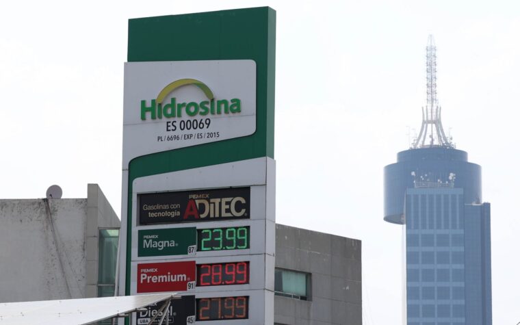 Precio del diésel en México ya respeta tope de 27 pesos