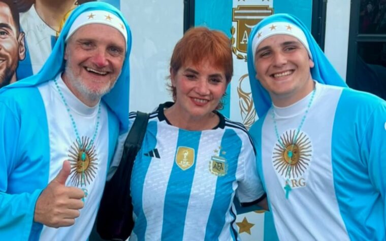 Nancy Pazos, periodista que llegó a la semifinal Argentina vs. Inglaterra