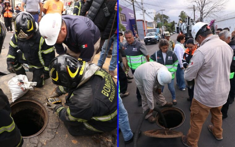 Fuga de combustible em Iztacalco revela ligação irregular em ducto